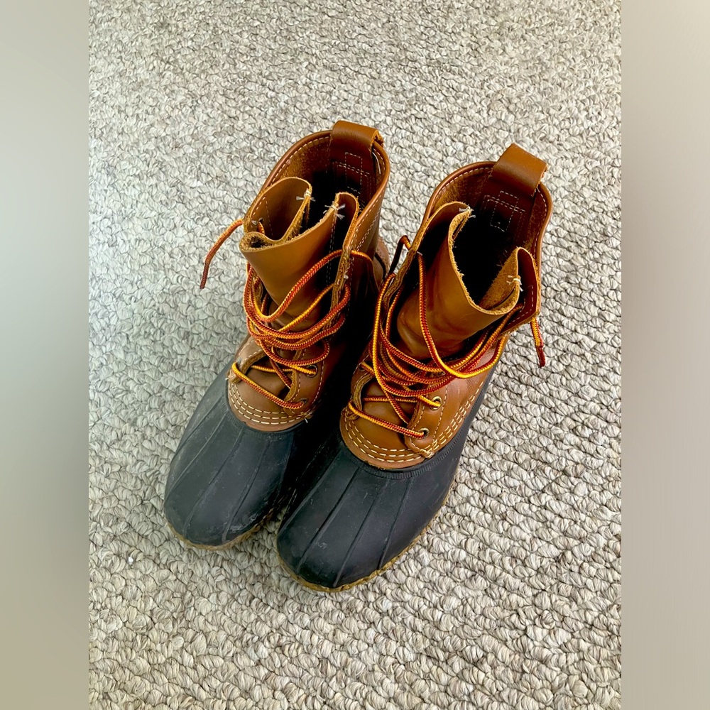 L.L.Bean | Women's Bean Boots, 8" | Tan/Brown | Women’s Size 6